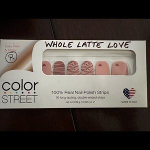 Whole latte love retired color street nail strips